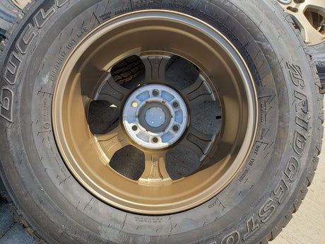 17" Ford Bronco HERITAGE wheels rims BRONZE tires 10384 OEM NEW Texas Truck Tire