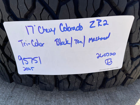 17" Chevy Silverado ZR2 OEM 95751 Beadlock wheels rims Colorado Sierra NEW BFG Texas Truck Tire