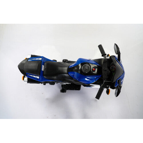 12V Electric Kids Ride-On Dirt Bike with Training Wheels for Children