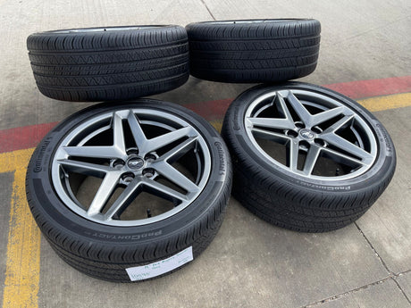 19" Ford Mustang Stealth GT OEM 10595 wheels rims 2024 2025 2026 2027 NEW Texas Truck Tire