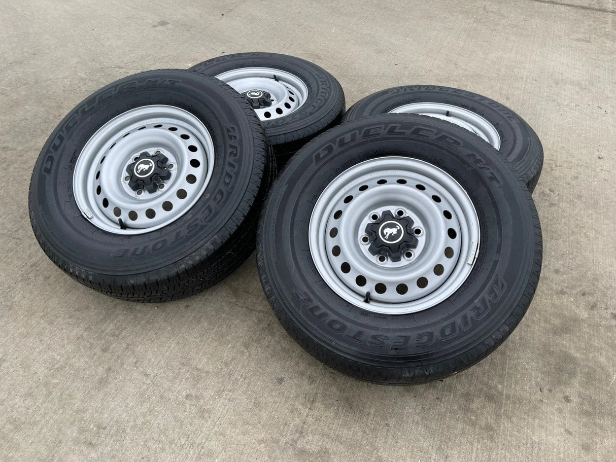 16" Ford Bronco steel wheels rims tires 10226 Ranger 2021 2022 2023 2024 2025 Texas Truck Tire