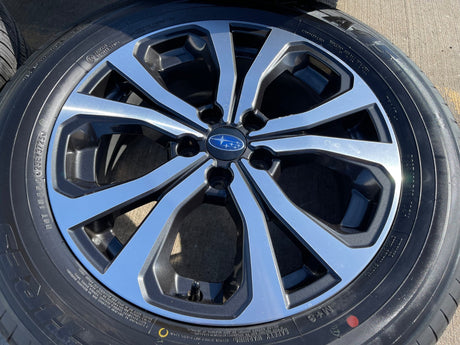 18" Subaru Outback Legacy Forester OEM wheels rims 68869 tires NEW TOYO Texas Truck Tire
