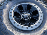 17" Ford F-150 Raptor OEM BEADLOCK rims wheels 10459 95210 M/T2 37" tires NEW Texas Truck Tire