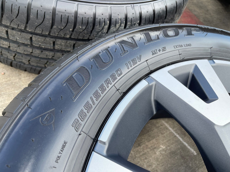 20" Toyota 4Runner TRD OEM 94198 wheels rims Tundra Sequoia 2025 2026 DUNLOP NEW Texas Truck Tire