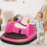 12V Electric Kids Ride-On Bumper Car with Remote Control and 360° Spin for Toddlers