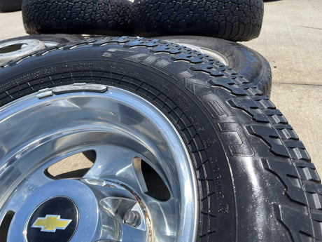 17" Chevy Silverado GMC Sierra 3500 Dually rims wheels OEM 5519 5520 8094 Texas Truck Tire