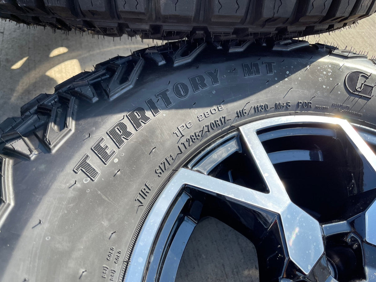 17" GMC Sierra AT4X Chevy Silverado ZR2 OEM wheels rims Canyon Colorado NEW Texas Truck Tire