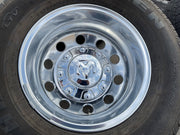 17" Dodge Ram 3500 Dually Laramie 8x200 wheels rims 2701 2702 OEM NEXEN Texas Truck Tire