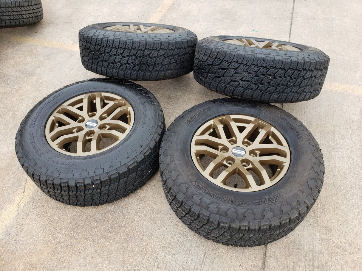 17" Ford Ranger Tremor OEM rims wheels 10431 BRONZE  2022 2023 2024 2025 Texas Truck Tire
