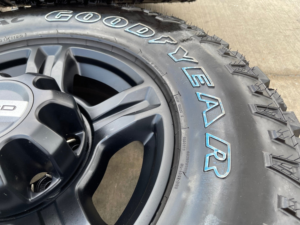 17" Ford F-250 F-350 OEM 10096 TREMOR wheels rims tires DURATRAC A/T NEW Texas Truck Tire