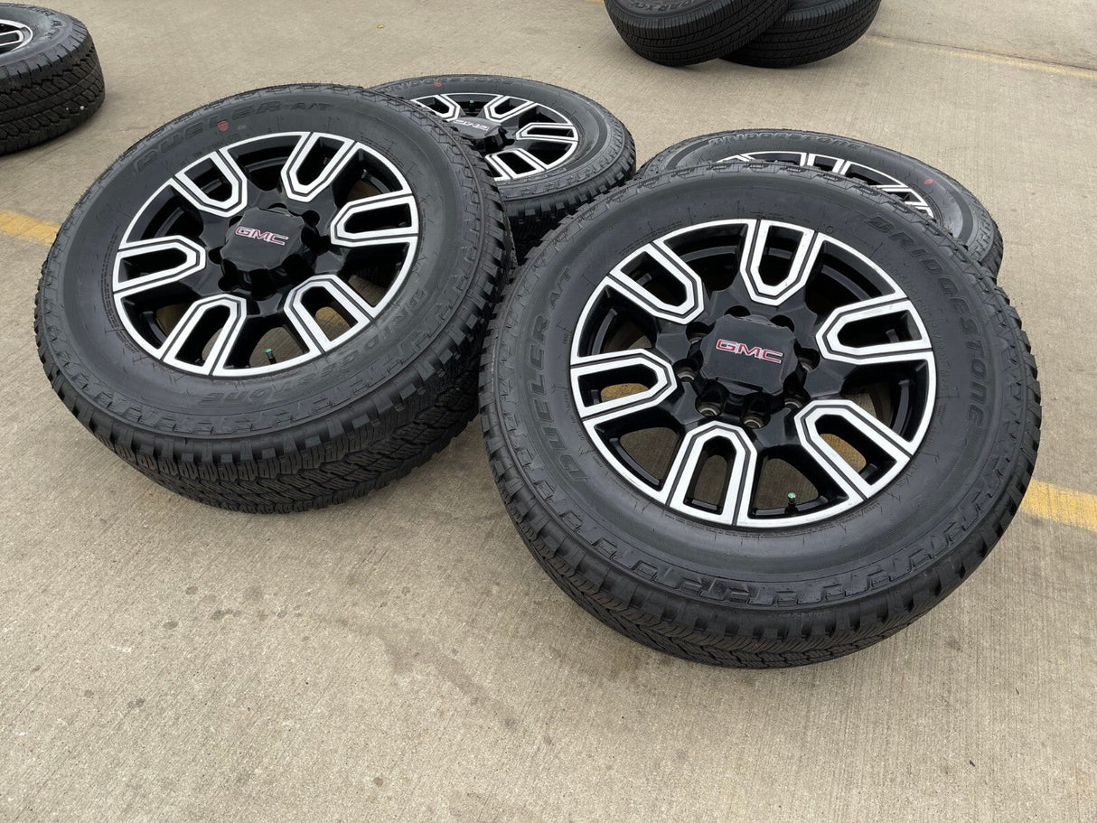 20" GMC Sierra AT4 2500 3500 OEM wheels rims 5950 Silverado 2023 2024 2025 2026 Texas Truck Tire