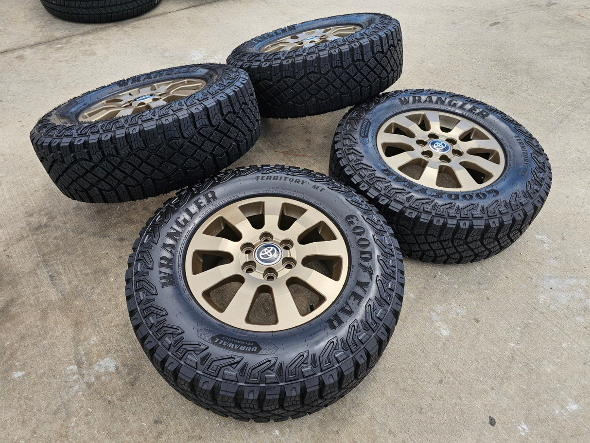 18" Toyota Land Cruiser OEM TRD wheels rims 95952 Tundra Sequoia BRONZE NEW Texas Truck Tire
