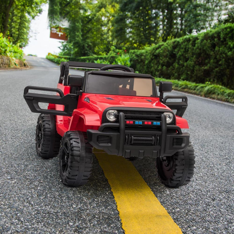 12V Kids Ride On Car Truck with Music, 3 Speeds, and Remote Control - Perfect Gift for Boys and Girls