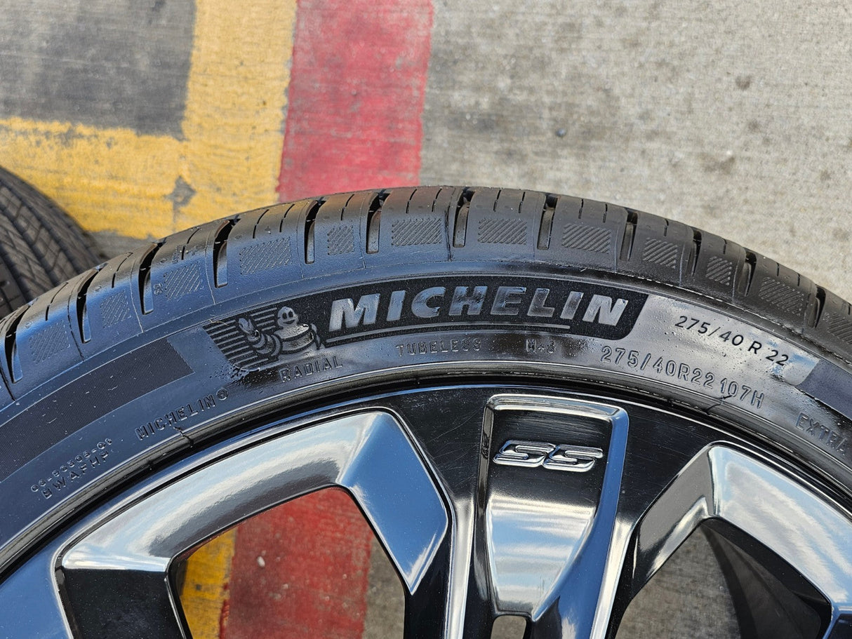 22" Chevy Blazer SS EV OEM wheels rims 2024 2025 2026 NEW MICHELIN Texas Truck Tire