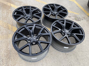 20" 20x10 Jeep Grand Cherokee SRT Trackhawk SRT8 OEM 9173 black wheels rims Texas Truck Tire