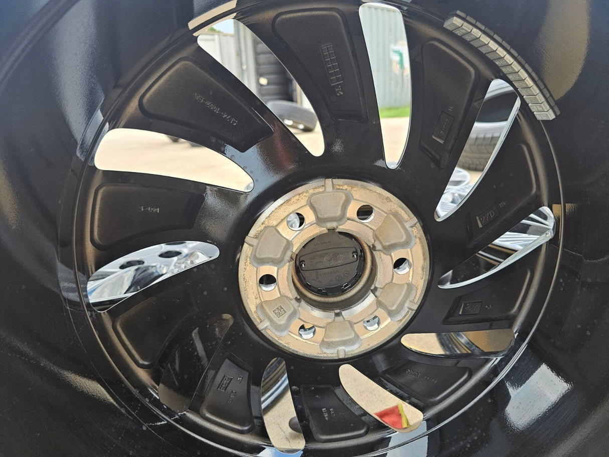 22" Lincoln Navigator OEM rims wheels BLACK LABEL 2024 2025 2026 NEW Texas Truck Tire