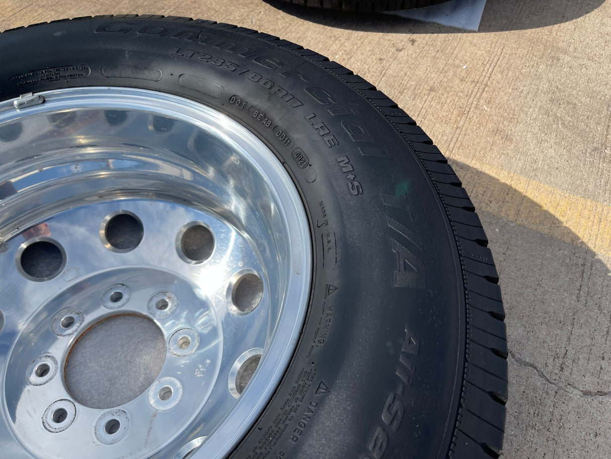 17" Dodge Ram 3500 DUALLY OEM wheel rim 2415 REAR ALCOA 2016 2017 2018 8x165 Texas Truck Tire