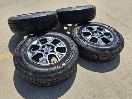 18" Lexus GX550 OEM wheels rims Toyota Land Cruiser Tundra Sequoia MICHELIN NEW Texas Truck Tire