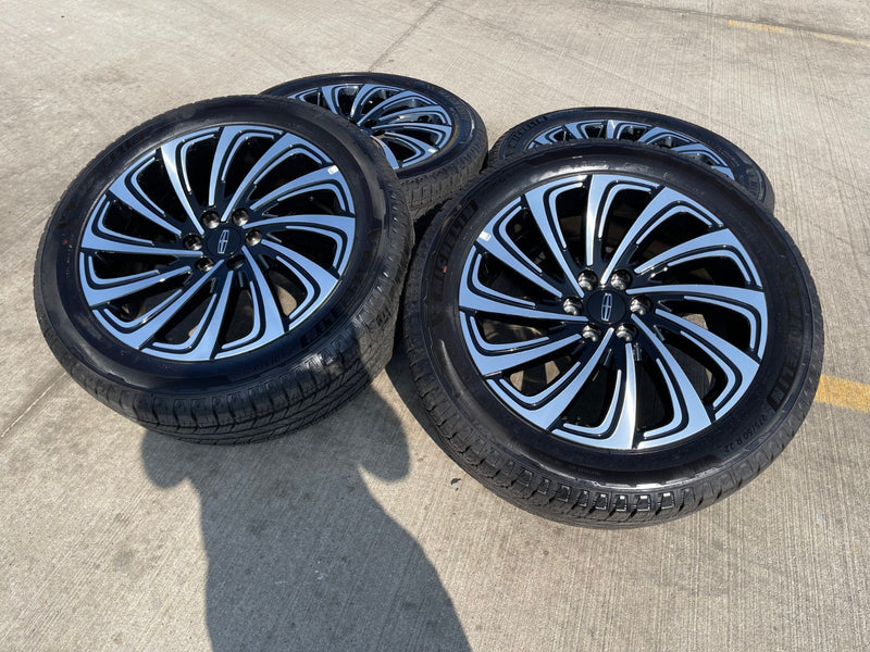 22" Lincoln Navigator OEM 10666 rims wheels BLACK LABEL 2025 2026 MICHELIN NEW Texas Truck Tire