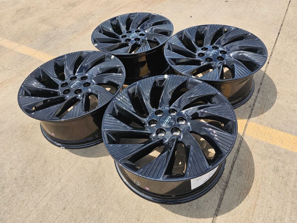 22" Lincoln Navigator OEM rims wheels BLACK LABEL 2024 2025 2026 NEW Texas Truck Tire
