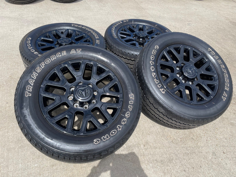 20" Dodge Ram 2500 3500 LARAMIE OEM 51649 wheels rims A/T2 2025 2026 Texas Truck Tire