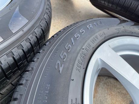 18" Porsche Macan OEM silver wheels rims 67519 67521 2020 2021 2022 2023 2024 Texas Truck Tire