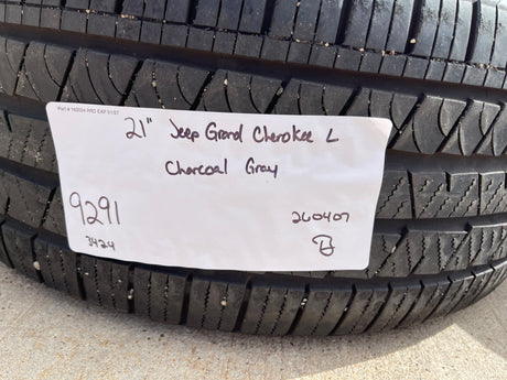 21" Jeep Grand Cherokee L OEM wheels rims 9291 Durango tires CONTINENTAL Texas Truck Tire