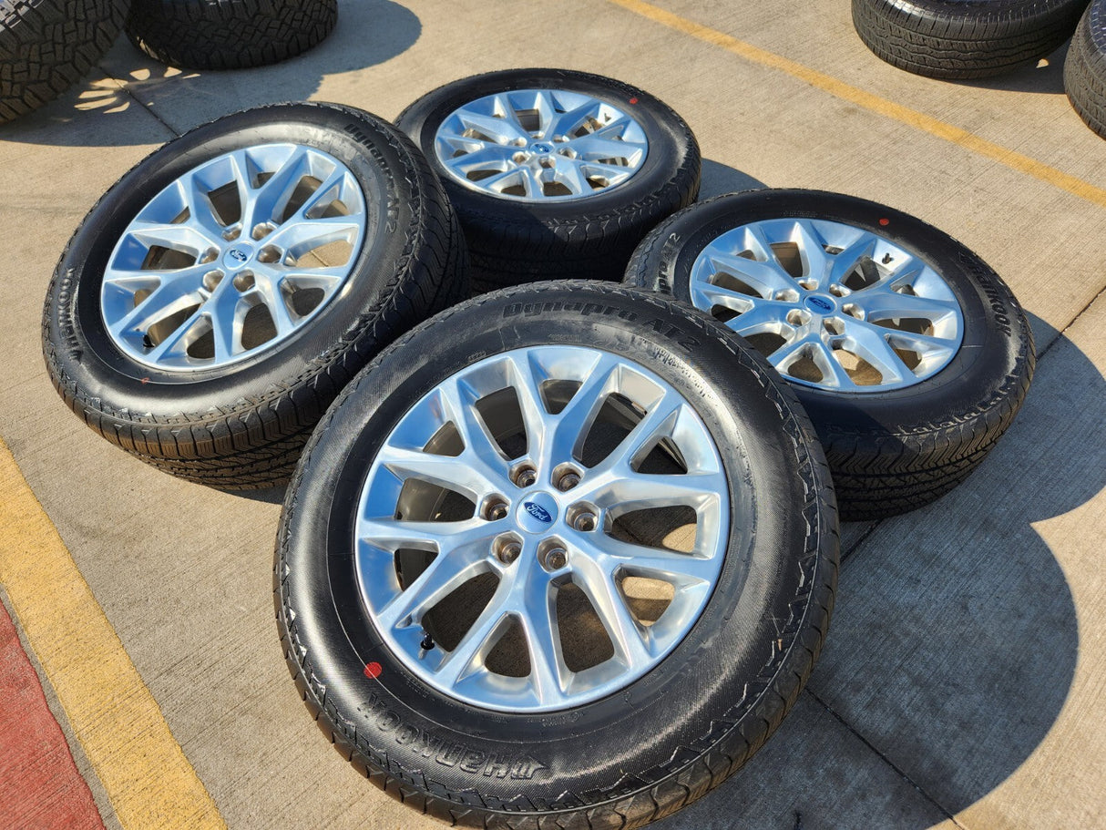 20" Ford F-150 Expedition OEM rims wheels tires 3989 3991 Expedition NEW Texas Truck Tire