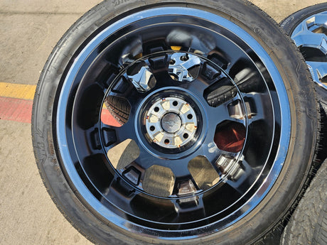 24" GMC Yukon Sierra Tahoe Cadillac Escalade V OEM wheels rims 2025 2026 Texas Truck Tire