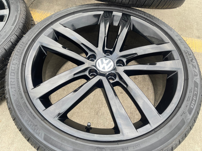 19" VW Passat Golf GTI Jetta OEM 70002 Salvador black wheels rims Texas Truck Tire