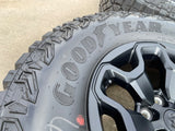 18" Dodge Ram 1500 TRX RHO Black OEM 66002 wheels rims TERRITORY A/T 35" NEW Texas Truck Tire