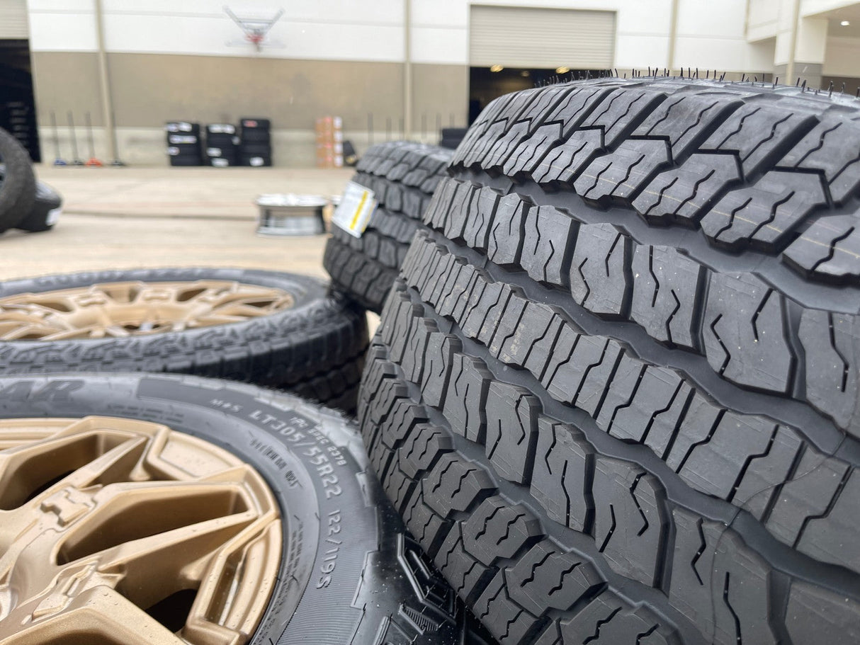 22" Hummer EV HEV 2500 OEM 8x165 14094 wheels rims 2024 2025 2026 NEW GOODYEAR Texas Truck Tire