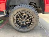 20x9 20" KMC KM549 Ford Expedition F-150 6x135 wheels rims tires 33" NEW Texas Truck Tire