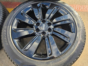 22" Lincoln Navigator OEM rims wheels Black Label 95384 10496 tires PIRELLI NEW Texas Truck Tire