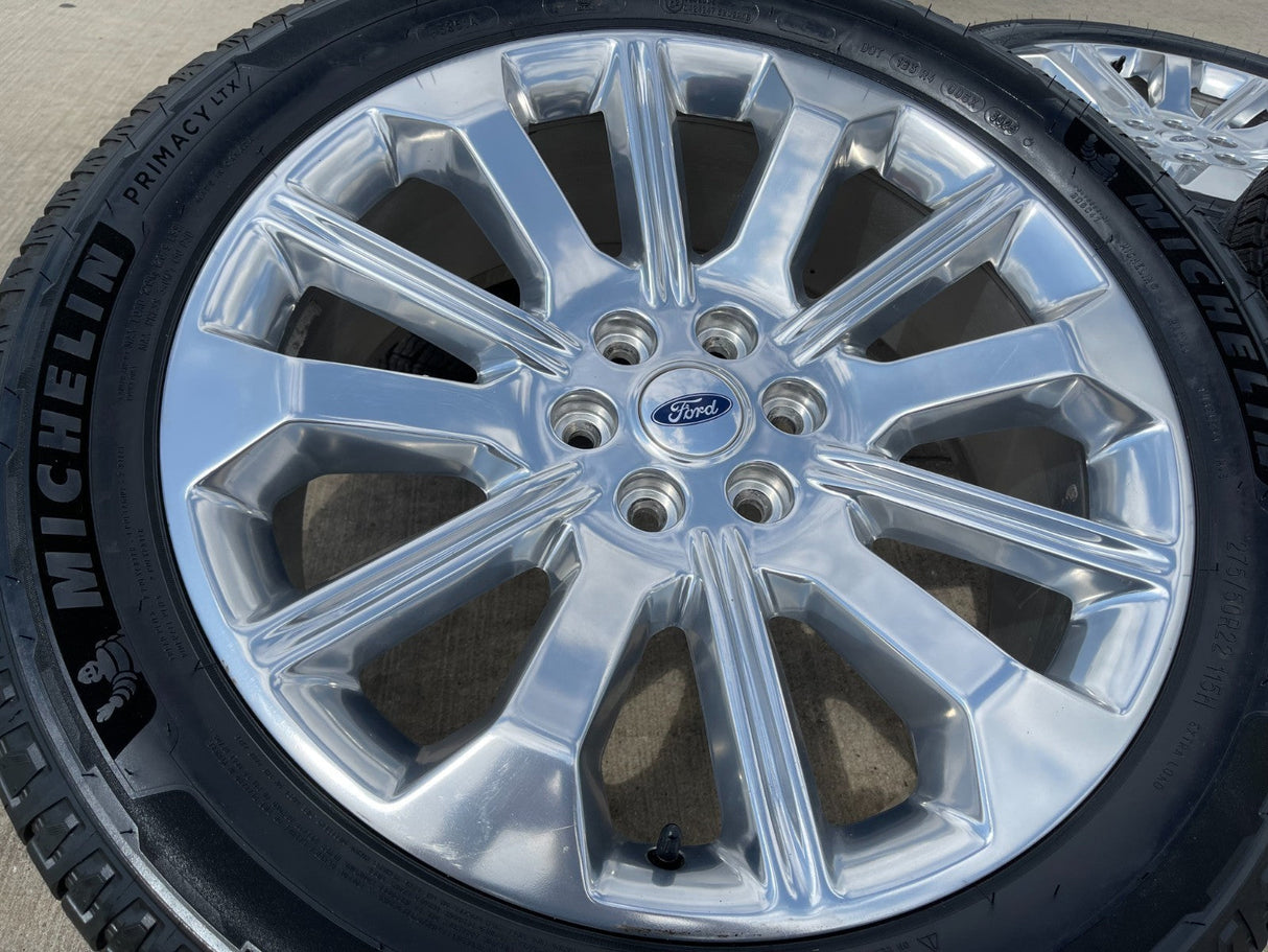 22" Ford F-150 King Ranch LIMITED OEM rims wheels 10349 Expedition NEW MICHELIN Texas Truck Tire