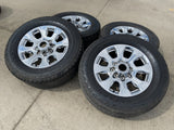 20" Ford F-250 King Ranch Lariat OEM 10100 rims wheels CHROME BRIDGESTONE Texas Truck Tire