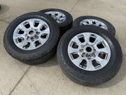 20" Ford F-250 King Ranch Lariat OEM 10100 rims wheels CHROME BRIDGESTONE Texas Truck Tire