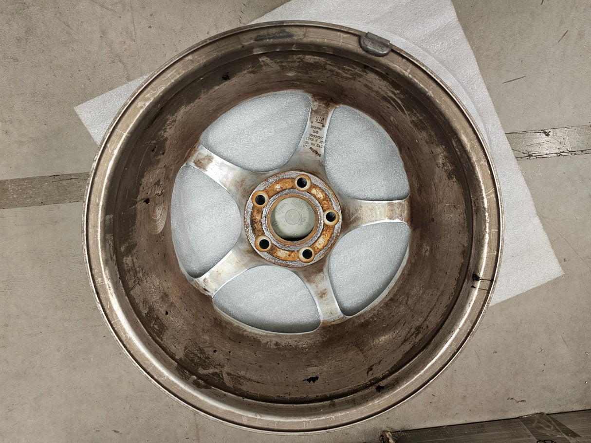 18" 18x9.5 Chevy Corvette OEM polished rim wheel 5105 5104 2003 2004 2005 REAR Texas Truck Tire