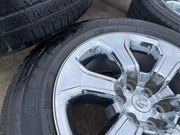 20" Dodge Ram 1500 OEM Laramie CHROME 2679 wheels rims 2022 2023 2024 2025 2026 Texas Truck Tire