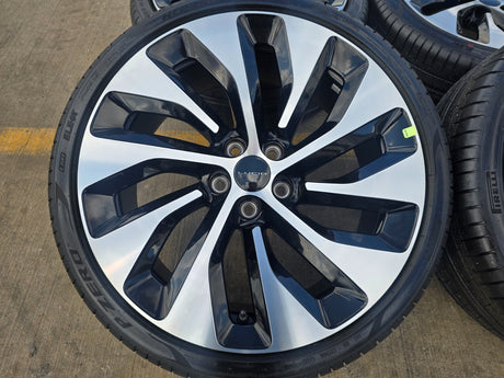 21" Lucid Air Grand Touring OEM 95542 95543 wheels rims black tires NEW Texas Truck Tire