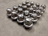 (20) OEM Ford lug nuts polished Mustang OE 14x1.5 2017 2018 2019 2020 2021 2022 Texas Truck Tire