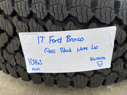 17" Ford Bronco HERITAGE Edition wheels rims white 2025 2026 GOODYEAR 35" NEW Texas Truck Tire
