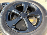 20" Jeep Grand Cherokee L OEM black wheels rims 9287 95199 tires Texas Truck Tire