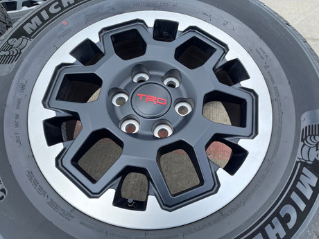 18" Toyota Tacoma 4Runner TRD OEM 94199 wheels rims 2024 2025 2026 MICHELIN NEW Texas Truck Tire