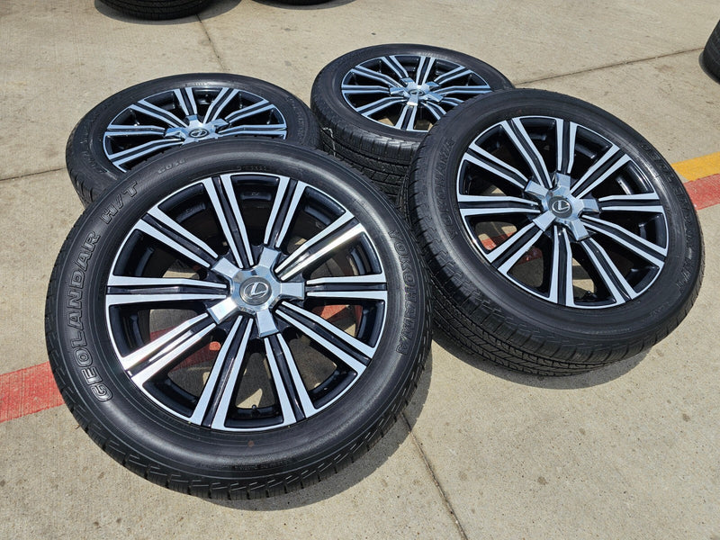 21" Lexus LX570 Toyota Land Cruiser OEM 74341 wheels rims tires 5x150 YOKOHAMA Texas Truck Tire