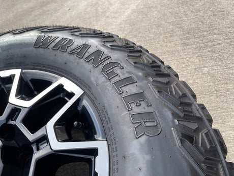 18" GMC Sierra AT4X Chevy Trail Boss 2500 OEM 14136 wheels rims GOODYEAR 35" Texas Truck Tire