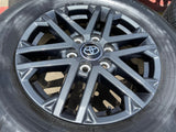 18" Toyota Tundra TRD OEM wheels rims 75281 Sequoia LX600 2025 2026 NEW Texas Truck Tire