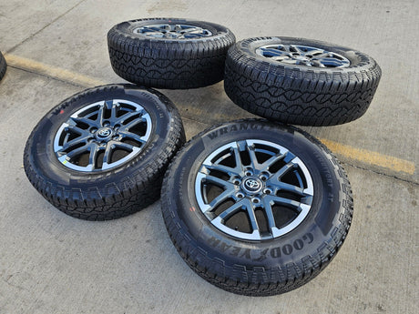 18" Toyota Tacoma 4Runner TRD OEM 10641 wheels rims 2024 2025 2026 NEW GOODYEAR Texas Truck Tire