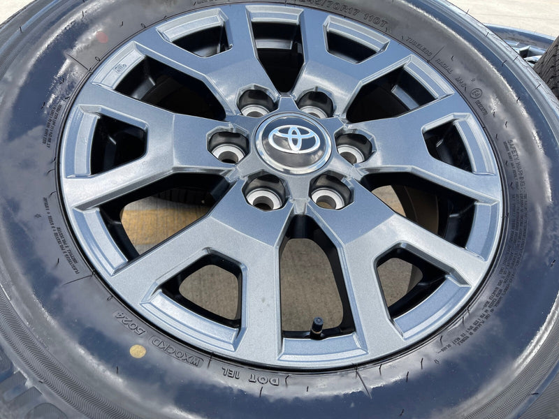 17" Toyota 4Runner Tacoma TRD OEM 94254 10637 wheels rims 2024 2025 2026 NEW Texas Truck Tire