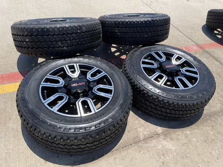20" GMC Sierra AT4 2500 3500 OEM wheels rims 5950 Silverado 2023 2024 2025 2026 Texas Truck Tire